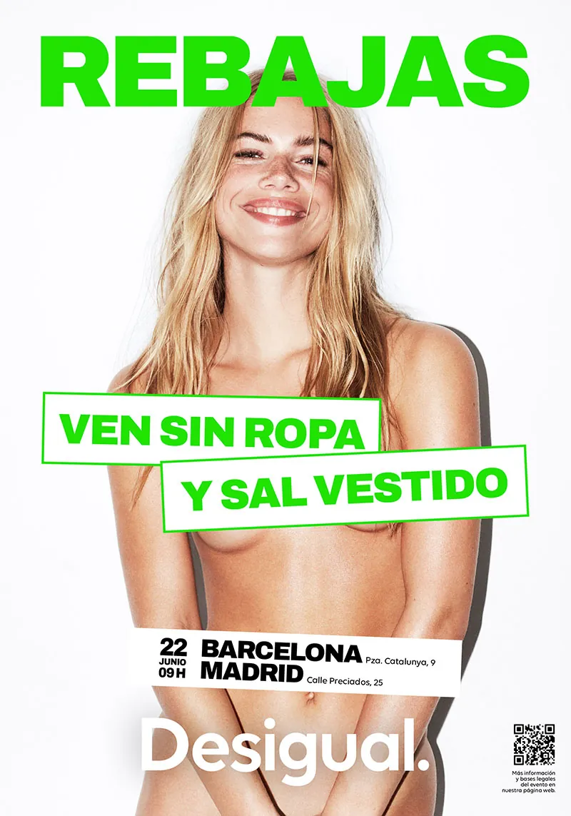 Desigual · Seminaked · Ven sin ropa y sal vestido